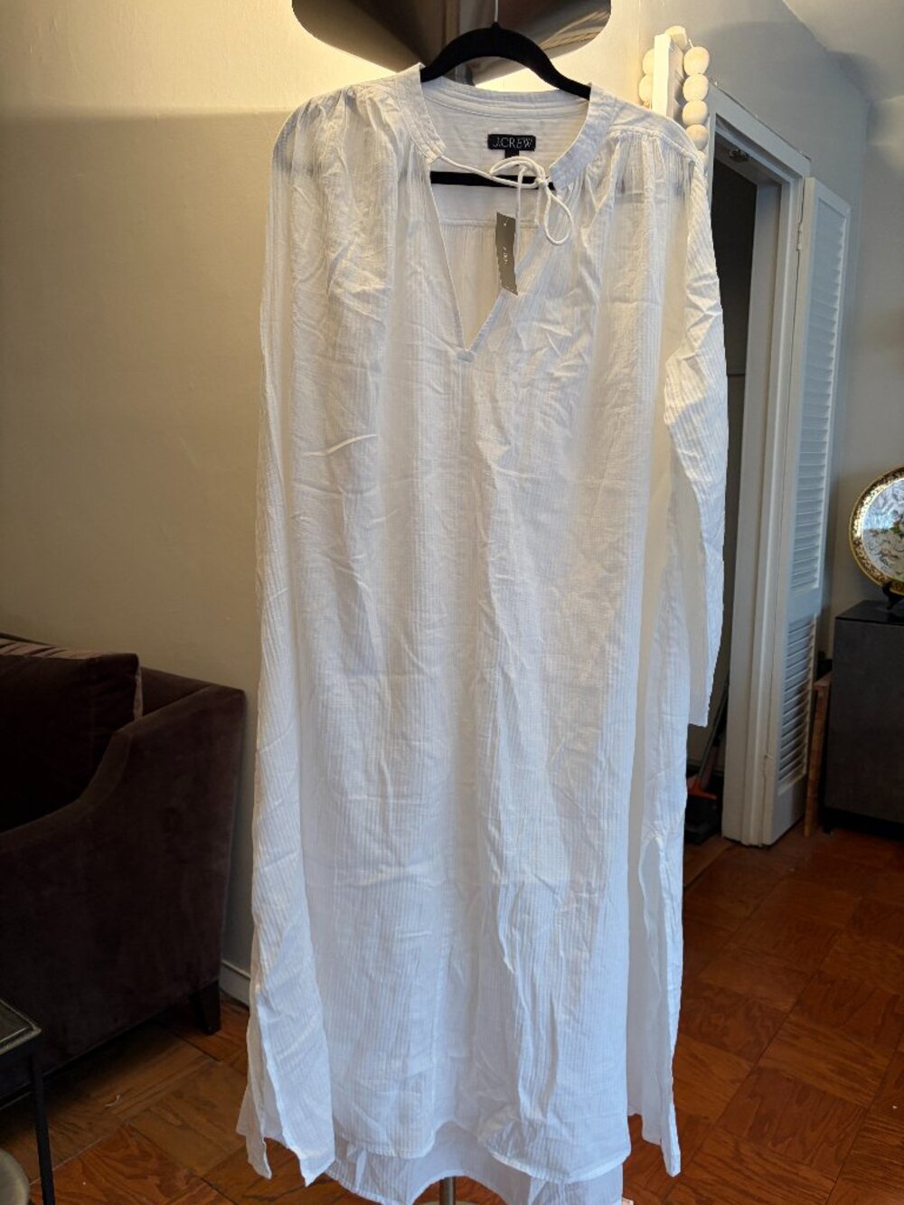 J Crew White dress/beach coverup/nightgown.
